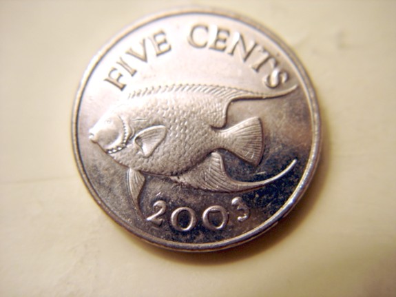2003-Bermuda-5-Cent-Piece-With-Die-Chips